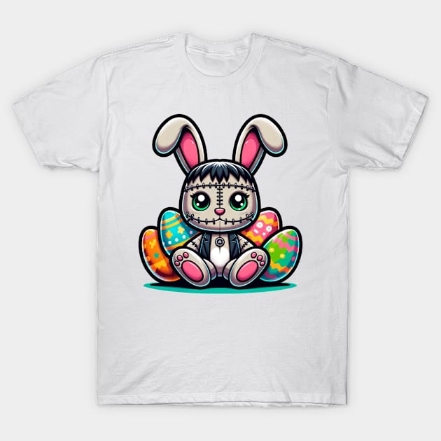 Bunny Frankenstein T-Shirt by Andonaki